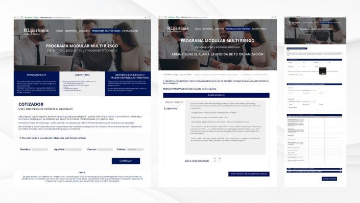 Simulador Cotizador RL Partners