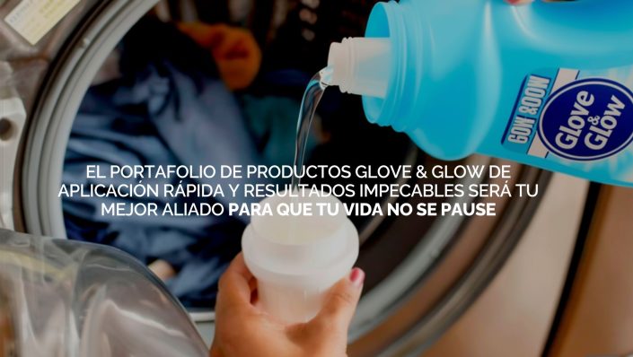 imagen de campaña. forma de aplicacion producto de aseo